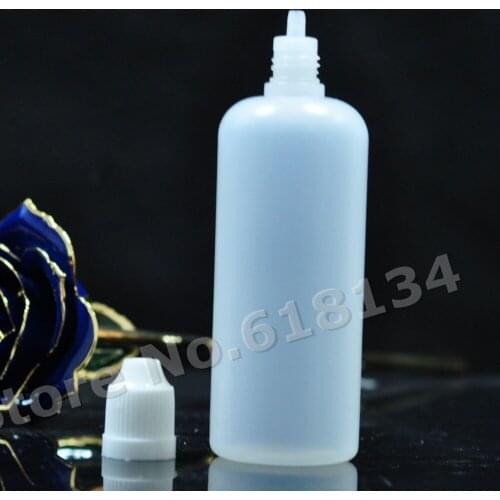 Free shipping--400pcs/lot 100ml hdpe dropper bottle with childproof screw caps