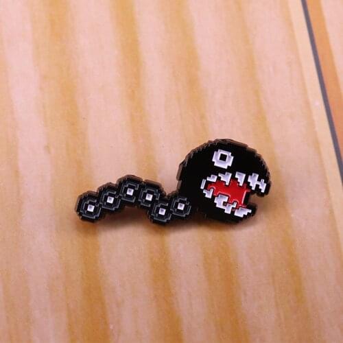 Chain chomp collectible badge Super game fans gift