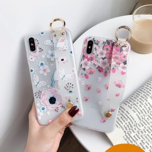 Wrist Strap Case For Huawei P30 Lite Case Soft Fundas For Huawei P40 Lite E P20 Pro Honor 10i 20 9X 8X Y8P Y7P Y9 2019 Cover