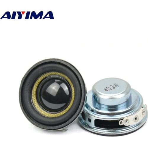 AIYIMA 2pcs Audio Spkeakers Glass Fiber Waterproof Speakers Full Range Mini Portable Sound Speaker 1.5Inch 40MM