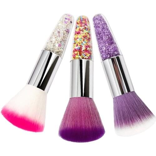 Nail Art Dust Brush, Soft Nail Art Dust Remover, Powder Cleaner Brushes, Makeup Powder Blush Brushes, Nail Art Tools