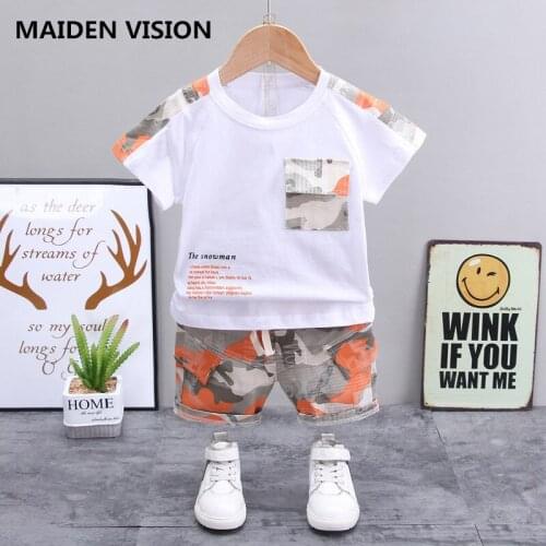 Camouflage Boys Clothing Sets Summer Cotton T-shirt Short Sleeve shorts Children Fashion Boys Clothes Suit Casual Baby Outfits