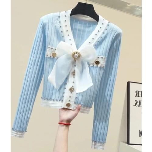 Cute Y2K Crop Top Knitted Sweater Vest Hollow Out Argyle Plaid Sleeveless Knit Pullovers Ladies Beading Style Slim Jumpers