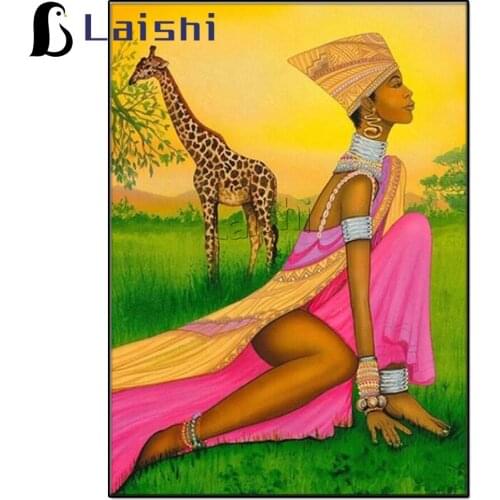 Egypt Women animal Diamond Painting America people Diamond mosaic Cartoons full square round puzzle diamond Embroidery sale