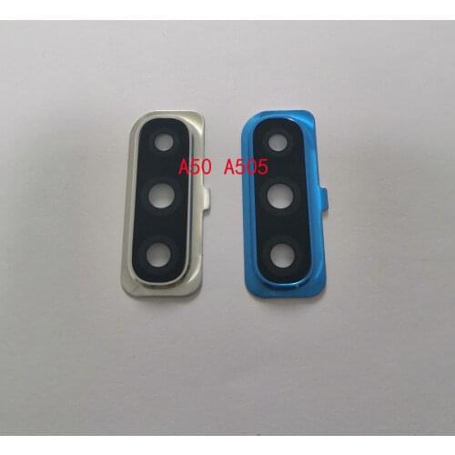 Back Rear Camera Lens Glass Cover Ring with Adhesive Glue for Samsung Galaxy A50 A70 A505 A705