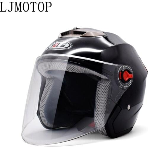 Motorcycle Helmet Half face Summer Sunscreen Electric Car Safety Helmet Four Seasons Bicycle Open Face Half Helmet