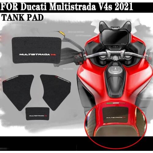 Tank Pad Non-slip Side Fuel Tank Pad Knee Pads FOR Ducati Multistrada V4s 2021 Motorcycle Fuel Tank Sticker Decal Grip Pad