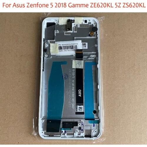 Original Best LCD Display Touch Screen Digitizer Assembly Sensor + Frame For Asus Zenfone 5 2018 Gamme ZE620KL 5Z ZS620KL X00QD