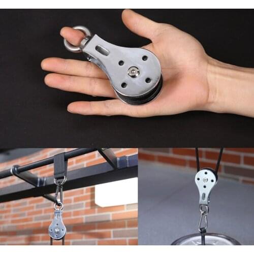 Bearing Lifting Pulley Hanging Wheel Silent Fitness Equipment Strength Training Home Gym Workout Accessories 300KG Load-bearing