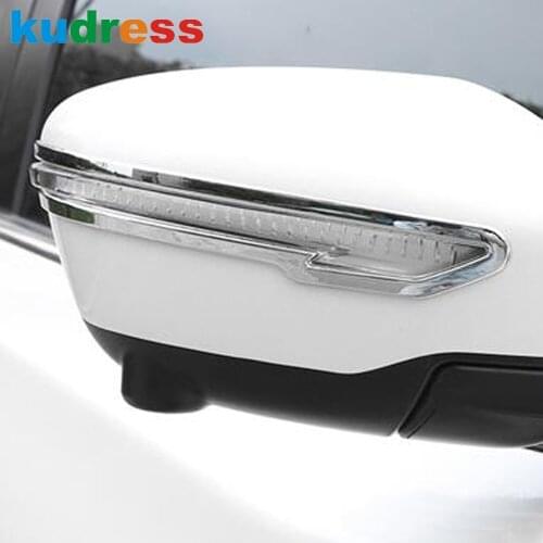 For Nissan Qashqai Rogue Sport 2014-2017 2018 2019 2020 2021 Carbon Fiber Side Door Rearview Mirror Strip Cover Trim Car Styling