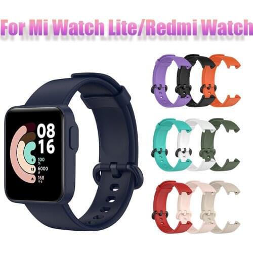Silicone Strap Smart Watch Replacement Sport Bracelet Wristband Colorful Unisex Silicone Strap For Mi Watch Lite/Redmi Watch