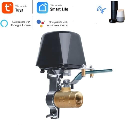 TUYA WiFi Smart Gas/Valve Tuya Valve Smart Home Automation Control Valve for Gas Work with Alexa Google Assistant
