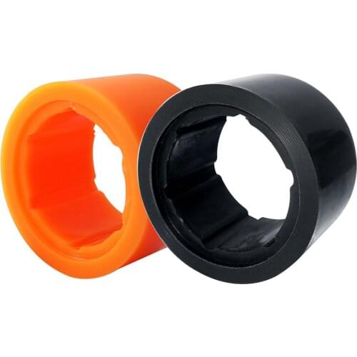Maytech 1pcs PU Tyres for Maytech 90mm Hub Motor MTO9055HBM-100-HA Orange / Black Color Tires for Electric Skateboard Longboard