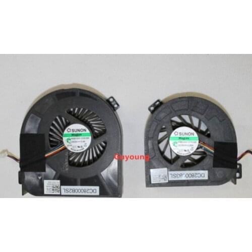CPU GPU cooling fan for Dell Precision M4700 fan cooler 0CMH49 01G40N MG60120V1-C170-S9A MG60150V1-C030-S9A