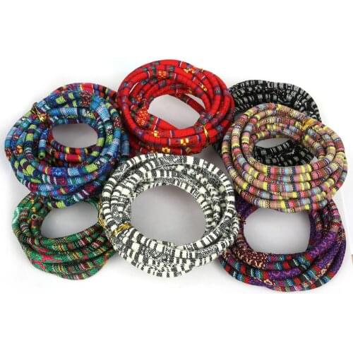 Hot Selling 5mm 3meter/lot Multi Colors Bohemia Fabric Cord Rope String For DIY Necklaces & Bracelets Jewelry Makings