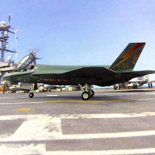 1/48 scale Navy Army F35B fighter aircraft American USA airplane models adult children toys for display show collections