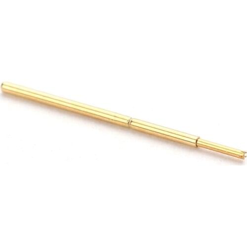 100PCS PA50-Q1 Four-jaw Plum Blossom Head Gold-plated Spring Test Pin Needle Tube 0.68mm Length 16.55mm PCB Special Needle
