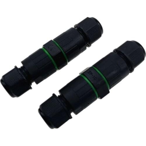 2pin IP68 Waterproof Cable Connector Practical Socket Electrical Wire Plug Widely Use Durable Compact Adapter Outdoor