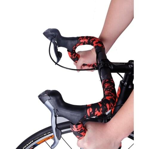 Bike Handlebar Tape 2pcs Handle Bar Tape Waterproof Cycling Damping Anti-Slip Bicycle Bar Tape Bike Accessories Cycling Handle