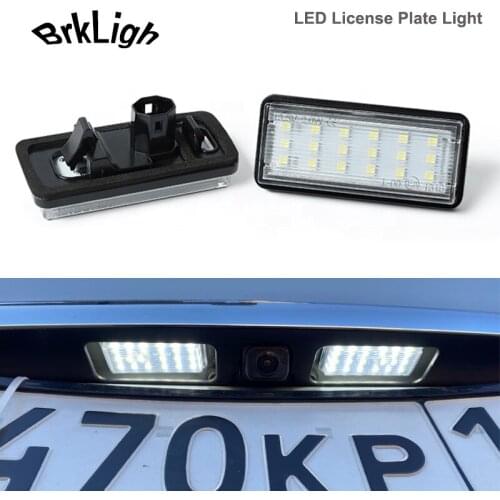 2Pcs No Error LED License Plate Lights Number Lamps Car Accessories For Toyota J100 J120 J200 Land Cruiser Reiz 4D Mark X Lexus