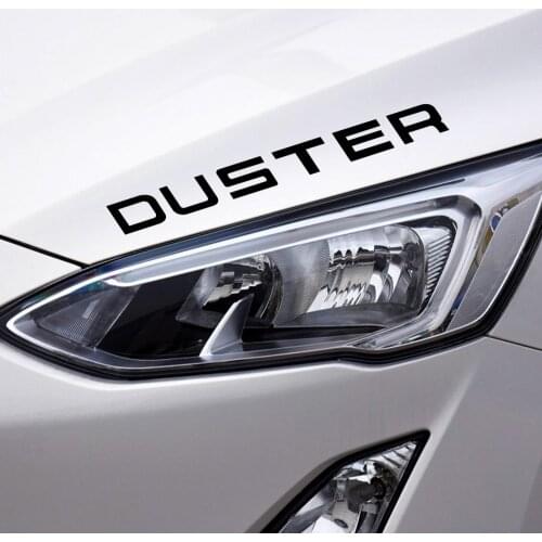 4PCS/Set Car Vinyl Brand Letters Decor Sticker For Renault Dacia Duster Auto Whole Body Trim Car Stickers And Decals Accessories