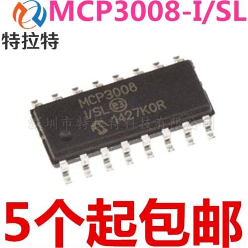 5pcs/lot MCP3008-I/SL MCP3008ISL MCP3008 SOP-16 In Stock