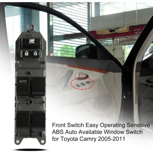 50% Hot Sales!!! Front Switch Easy Operating Sensitive ABS 84820-06100 Auto Available Window Switch for Toyota Camry 200605-200