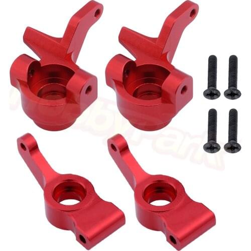 Aluminum Steering Hub Carrier Knuckle Set Upgrade Parts For 1:10 Electric Himoto E10 E10XB E10XBL Tanto Off Road Buggy