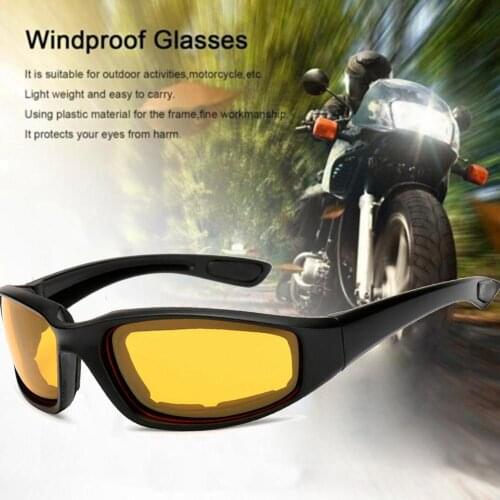 Anti-glare Motorcycle Outdoor Cycling Glasses Polarized Night Driving Lens Glasses Cycling Sunglasses Safety Goggle Transparent