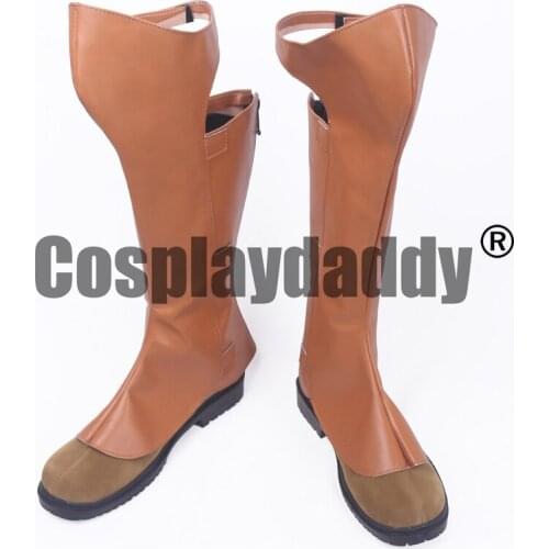 Grimgar of Fantasy and Ash Thief Old Cat Haruhiro Cosplay Boots Shoes S008