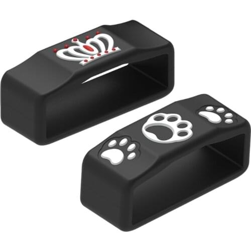 Y4UE for huawei Watch3 2pcs Watch Strap Buckle Keeper Security Holder Retainer Ring