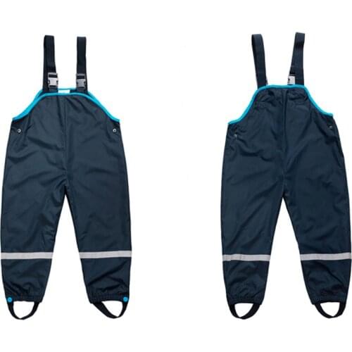 1-7Yrs Baby Boys Girls Overalls Kids Children Clothes Waterproof Rain Pants Boys Brand Waterproof Overalls Fashion Overalls Girl
