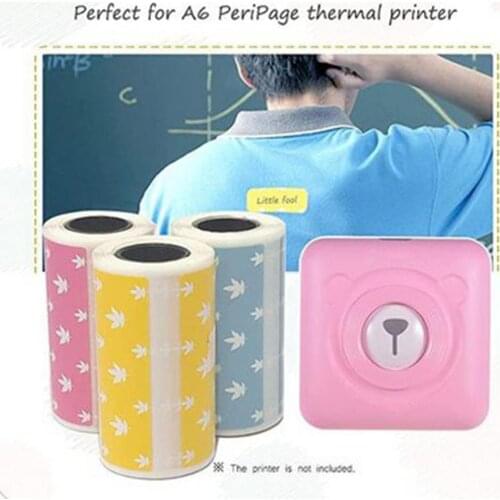 Compact 1 Roll Convenient Labels Photo Sticker Paper Mini Sticker Paper Smooth Surface for Supermarket