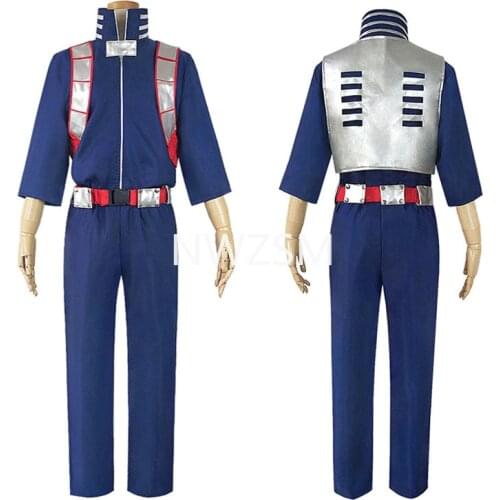 Anime My Hero Academia Shouto Shoto Todoroki Cosplay Costume School Uniform Outfit Jumpsuit