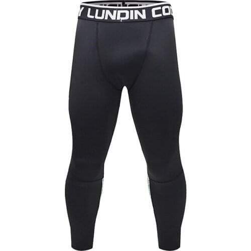 Guangzhou Fashion Men Sport Leggings Male Running Fitness Trousers Tight Trousers