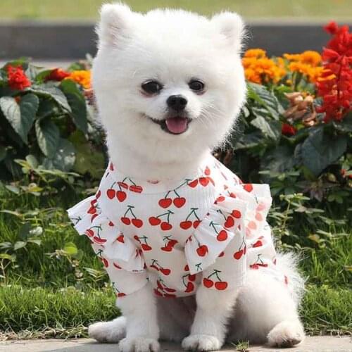 Pet Fashion Puppy Dog Vests Plaid Stripe Pet T Shirt Cotton Cat Grid Costumes Dog Autumn Clothes Jacket Coats
