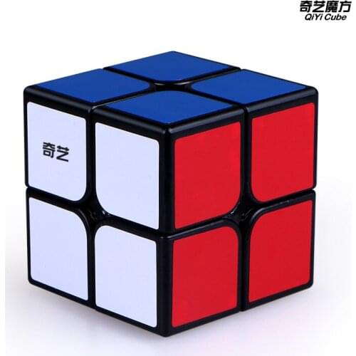 Moyu Qiyi 2x2x2 Stickerless Magic cube Professional smooth speed 2 Layer 50mm magic cubes Childrens educational puzzle toy gift