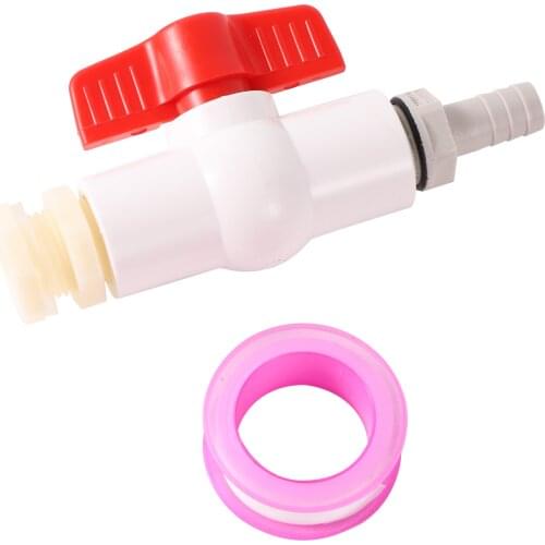 Garden Irrigation Water Supply System Waterstop Valve Kit 1/2" Thread Convert Inner Diameter 8/10/12mm Pipe Drainage Fittings