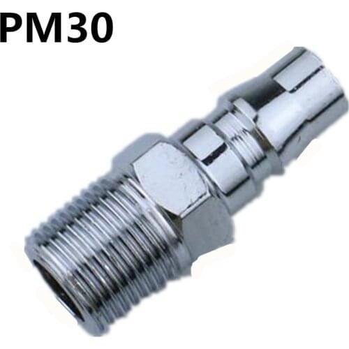 PM30 3/8''PT Pneumatic Air Compressor Hose Quick Coupler Plug Socket Connector 16.2MM 16MM
