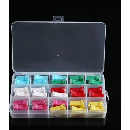 30Pcs PAL Female Fuse F2828-Z Mini ABS Copper Female Fuse 32V DC 20A-60A PAL Cartridge Fuse Assortment Kit For Japanese Auto Car