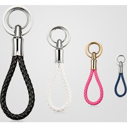 Simple Car Key Ring for Toyota Rav4 Mercedes W205 Kia Optima K5 Cadillac BMW Keychain Motorcycle Accessories Pendant Key Chain