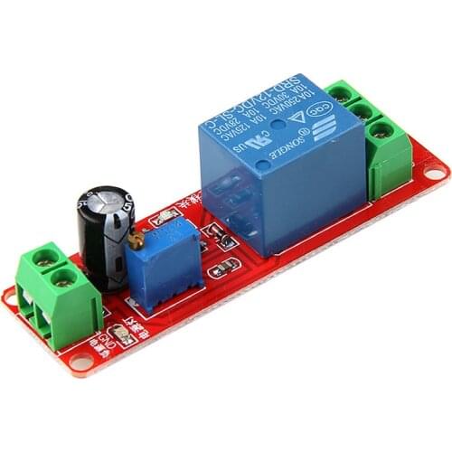 DC 12 V Vehicle Delay Relay Shield Module NE555 Timer Adjustable Switch 0 ~ 10 S