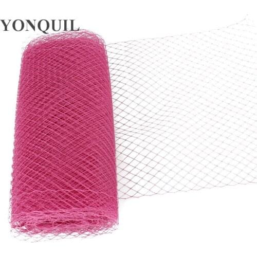 Rouge Or 26 Color 10"(25CM) Birdcage Veiling Millinery Hat Veil DIY Hair Accessories Fascinator Netting 10Yard/Lot
