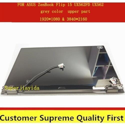 Laptop Lcd touch screen Assembly 15.6” For ASUS ZenBook Flip 15 UX562FD UX562UX562F FHD UHD UPPER PART