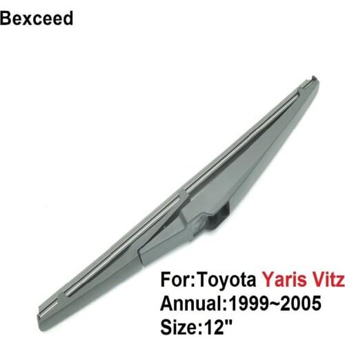 Rear Wiper Blade for Toyota Yaris Vitz 12" Bexceed of Car Rear Windshield Windscreen 1999 2000 2001 2002 2003 2004 2005
