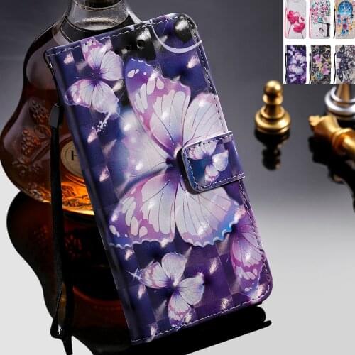 Sunjolly Lanyard 3D Phone Case Stand Flip Wallet Cover coque for Samsung Galaxy J1 J3 J5 J7 A3 A5 2016 2017 J120 J530 A320 Cases