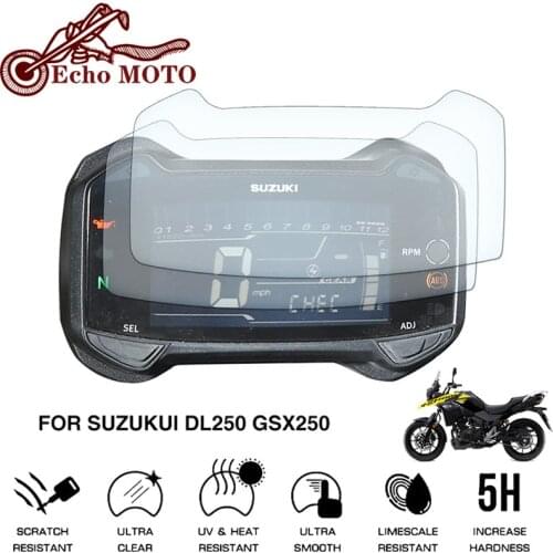 For Suzuki GSX250R DL 250 V-Strom VStrom250 Adventure high quality Motorcycle Cluster Scratch Protection Film Screen Protector