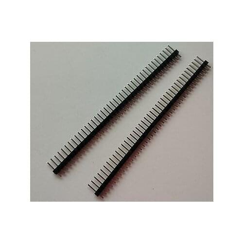 20pcs 40 Pin 2.54 mm Single Row Pin Header Strip PC