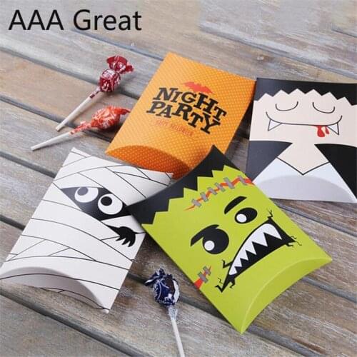 50Pcs/Lot Candy Paper Box Cookies Chocolate Cake Box Wedding Favors Gift Boxes Party Food Gift Packaging Birthday Hollywood Cake