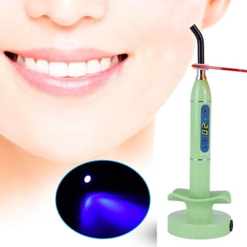 4 Colors 5W Big Power Cordless Wireless LED Curing Light Lamp Machine Dental Equipment Adjustable Working Time Teeth Whitening